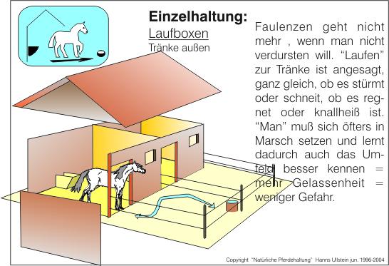 Laufbox TrÃ¤nke auÃŸen